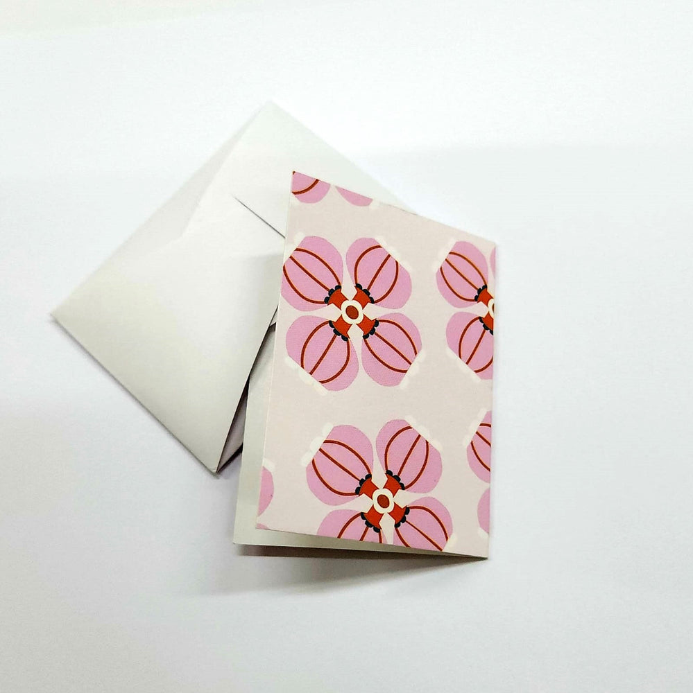 Gift card white&pink