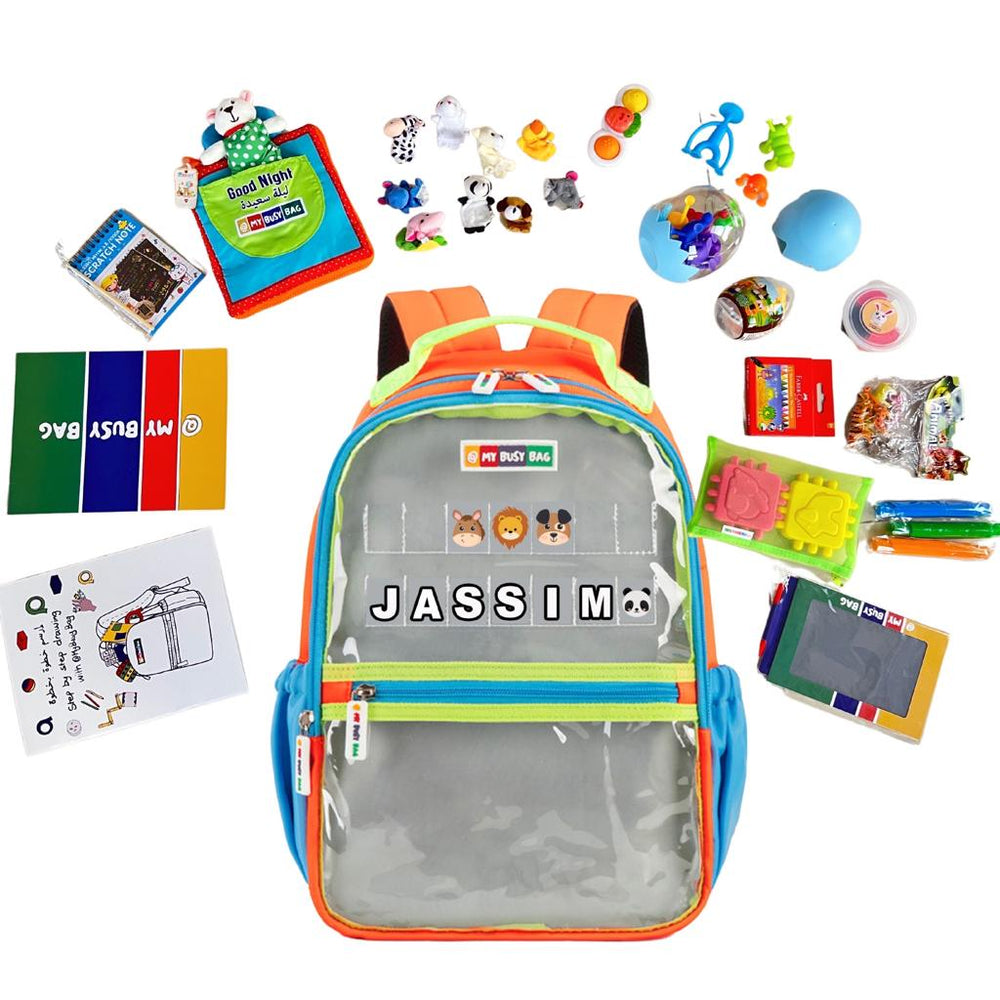 Busy Bag for Boy  2-4 years / حقيبة انشطة للطفل