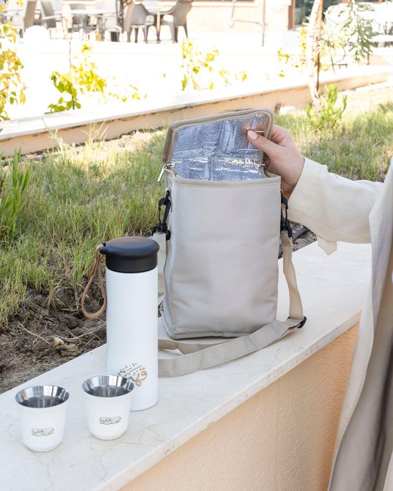 Portable arabic coffee set / مجموعة القهوة العربية