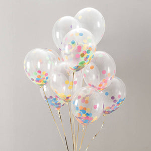 Confetti balloon 1 pic / بالونه شفافه مع القصاصات