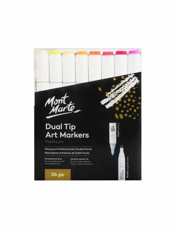 
            
                Load image into Gallery viewer, Dual Tip alcohol Art Markers 24 pcs
            
        