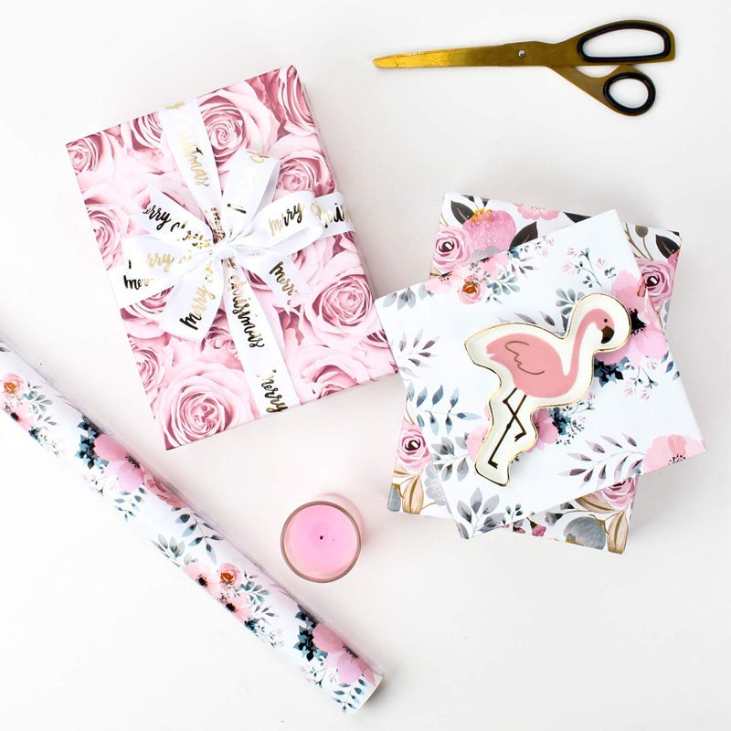 Floral wrapping roll