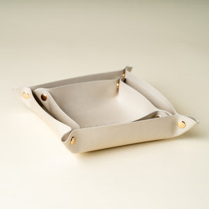 Leather trays Beige / مقسمات جلد