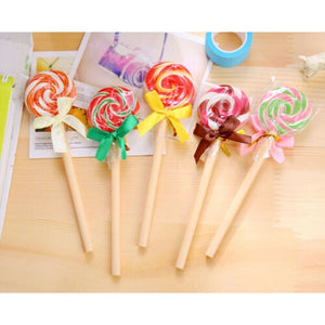 Cute Swirly Lollipop Candy Ballpoint Gel