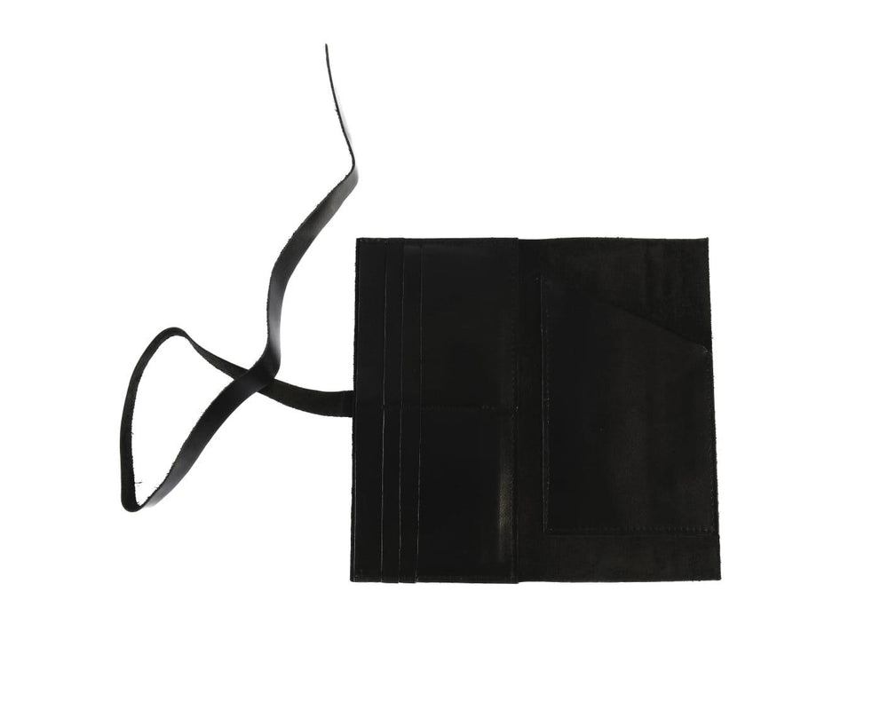 3 in 1 Leather wallet - Black