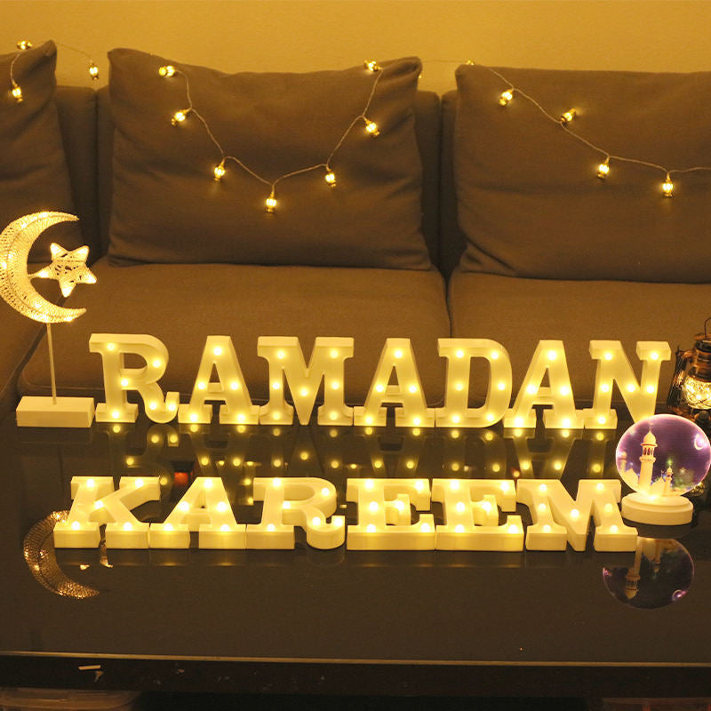 Ramadan lights Letters / اضاءة رمضان احرف