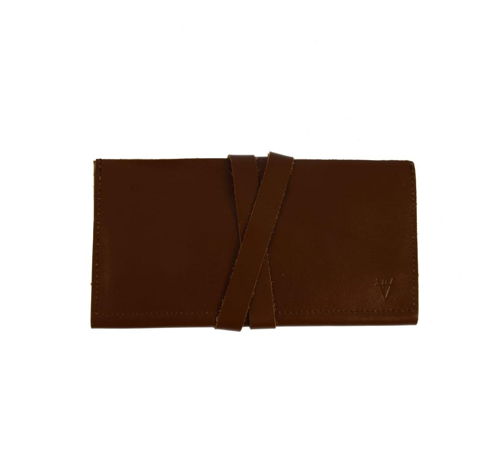 3 in 1 Leather wallet - Brown