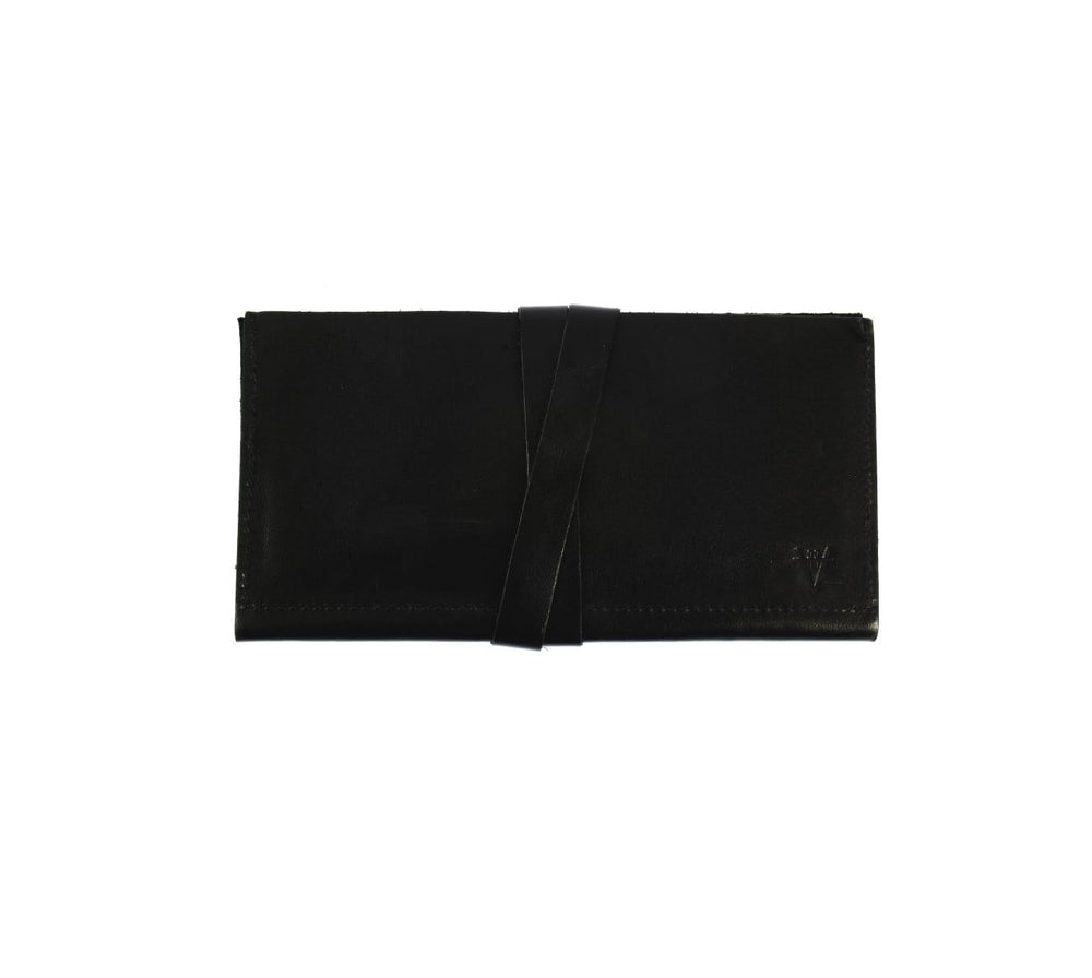 3 in 1 Leather wallet - Black
